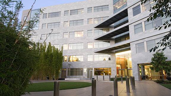 Exterior of a hospital building