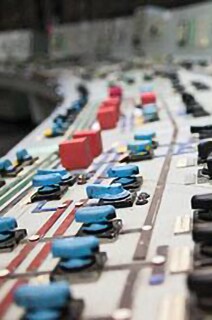 Close-up image of buttons on a command and control consoles